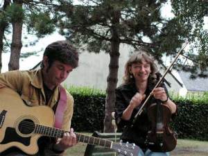 Dom Duff with Nicola Hayes