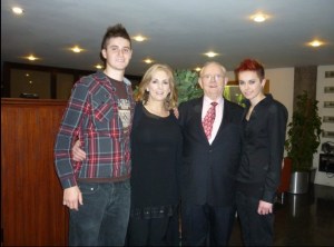 One of those rare moments with Mom