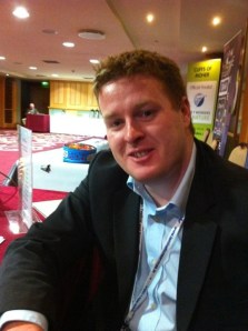 Neil Davitt at AOIFE conference. Finishing line in sight!