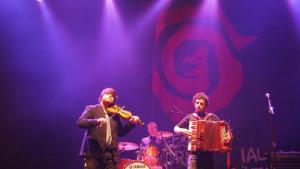 With Tomas Callister and Jamie Smith in Ortigueira, Galicia.