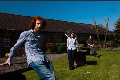 L to R:Aaron O'Hagan (Uilleann pipes, Flute, Whistles, Bodhran) Deirdre Galway ( Guitar, Bouzouki, Concertina) Conor Lamb (Uilleann pipes, Whistles) 