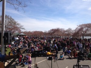 La Unica at National Cherry Blossom Festival.