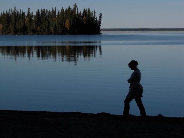 Way up north in Manitoba, Canada--on my Home Routes 2012 tour. This photo was taken by Craig Werth, one of my favorite touring partners and songwriters.-Kyle Carey