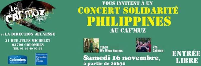 SOIREE SOLIDARITE AVEC LES PHILIPPINES 
